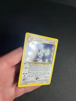 Pokemon TCG Togetic 16/111 1st Edition Neo Genesis Holo MP - Image 4