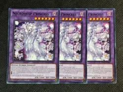 3x YuGiOh! - Necroquip Princess MP25-EN403 Common 1st Edition Near Mint - Image 1