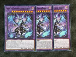3x YuGiOh! - Veidos the Dragon of Endless Darkness MP25-EN373 Common 1st Ed NM - Image 1