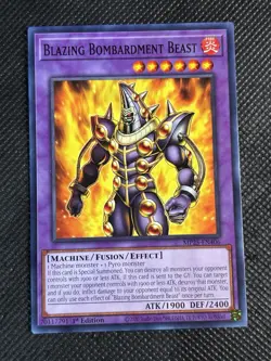 3x YuGiOh! - Blazing Bombardment Beast MP25-EN406 Common 1st Edition Near Mint - Image 2