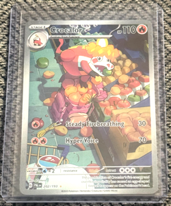 Crocalor 202/193 Illustration Rare Paldea Evolved Pokemon Near Mint - Image 1