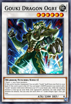 Yugioh! Gouki Dragon Ogre DOOD-EN041 COMMON DOOM OF DIMENSIONS PREORDER - Image 1