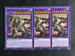 3x YuGiOh! - Embers of the Ashened MP25-EN374 Common 1st Edition Near Mint - Image 1