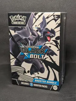 Pokemon TCG Scarlet & Violet Black Bolt Booster Bundle New Factory Sealed - Image 1