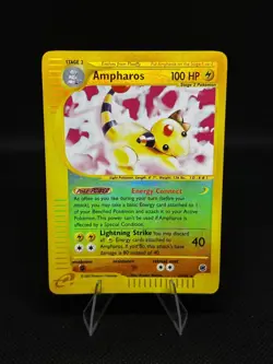 Pokemon TCG Ampharos 2/165 Reverse Holo Rare Expedition E-Reader MP - Image 1