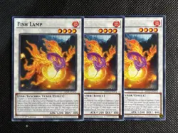 3x YuGiOh! - Fish Lamp MP25-EN314 Common 1st Edition Near Mint - Image 1