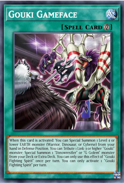 Yugioh! Gouki Gameface DOOD-EN056 COMMON DOOM OF DIMENSIONS PREORDER - Image 1