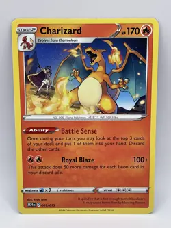 Charizard 001/015 McDonald's 2024 Promo Pokemon TCG Regular NM - Image 1