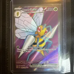 Beedrill ex 98/86 Full Art Double Ultra Rare Pokemon Chaos Rising ME04 English - Image 1