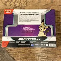 Pokemon TCG: Mimikyu ex Box 820650852183 - Image 2