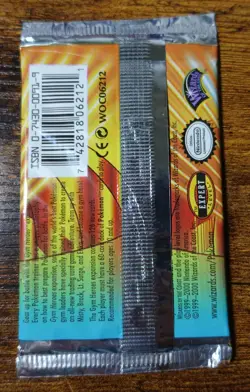 Gym Heroes Booster Pack Misty Artwork Vintage WOTC Booster Pack Sealed Pokemon - Image 2