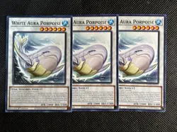3x YuGiOh! - White Aura Porpoise MP25-EN312 Common 1st Edition Near Mint - Image 1