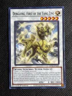 3x YuGiOh! - Denglong, First of the Yang Zing MP25-EN445 Common 1st Edition NM - Image 2