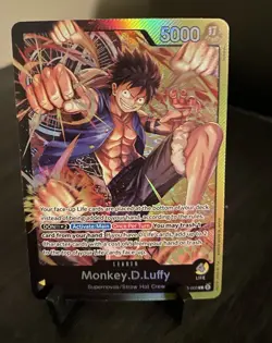 Namco One Piece CCG Monkey D. Luffy ST13-003 Leader Foil EN 5000 - Image 1
