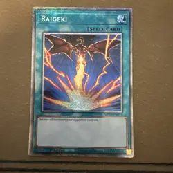 1X NM Raigeki (Alt. Art) - MP25-EN015 - Starlight Rare 1st Edition YuGiOh - Image 1