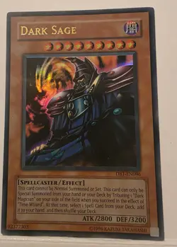 Yugioh - Dark Sage DB1-EN096 Ultra Rare - Image 2
