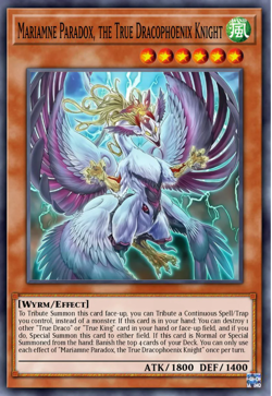 Yugioh! Mariamne Paradox, the True Dracophoenix Knight DOOD-EN019 DOOM PREORDER - Image 1