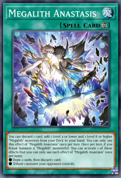 Yugioh! Megalith Anastasis DOOD-EN066 COMMON Doom of Dimensions PREORDER - Image 1