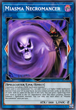 Yugioh! Miasma Necromancer DOOD-EN052 COMMON Doom of Dimensions PREORDER - Image 1