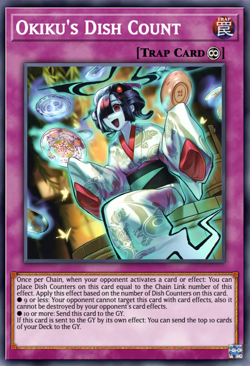Yugioh! Okiku’s Dish Count DOOD-EN080 COMMON Doom of Dimensions PREORDER - Image 1