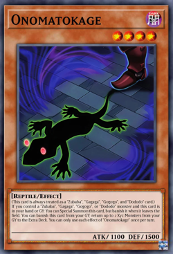 Yugioh! Onomatokage DOOD-EN007 COMMON Doom of Dimensions PREORDER - Image 1