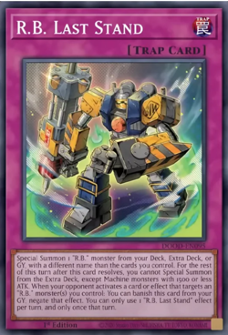 Yugioh! R.B. Last Stand DOOD-EN095 COMMON Doom of Dimensions PREORDER - Image 1