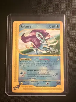Suicune 53 Black Star Promo Pokemon WOTC Regular Card Pokemon 4Ever Stamp LP - Image 1