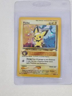 Pichu 12/111 Holo Neo Genesis English Pokemon Card - Lightly Played" (LP) - Image 1