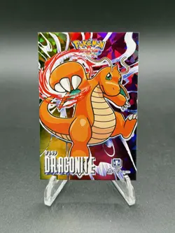Dragonite Rainbow Foil Pokemon Card Database Attacks Kanto - Image 1