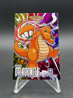 Dragonite Rainbow Foil Pokemon Card Database Attacks Kanto - Image 2