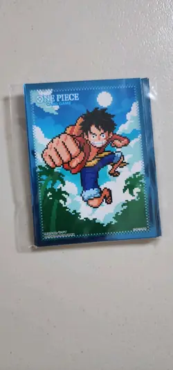 One Piece Card Game 10 Count Sleeves Bit Art Monkey D. Luffy - Image 1
