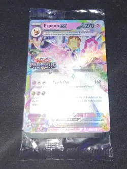 Espeon eX Prismatic Evolutions SEALED 034/131 Card New In Package Promo Foil 270 - Image 1
