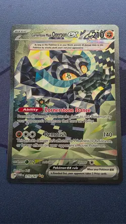 Pokemon TCG Cornerstone Mask Ogerpon EX Twilight Masquerade Card 215/167 SIR - Image 1