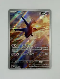 Pokemon TCG Surging Sparks Latios Illustration Card 203/191 Near Mint Condition - Image 1
