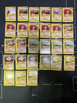 Pokemon TCG e-Card Fighting Type Lot of 27 Cards Japanese Bulk Set - Image 1