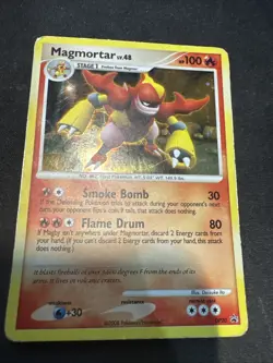 Pokemon TCG Magmortar DP20 Black Star Promo Holo Card Lightly Played - Image 1