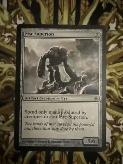 Myr Superion Phyrexia Lightly Played MTG Rivals of Ixalan - Image 1