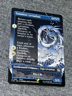 MTG Summon: Leviathan (Borderless) - FINAL FANTASY (FIN) R 0361 Non Foil - Image 1