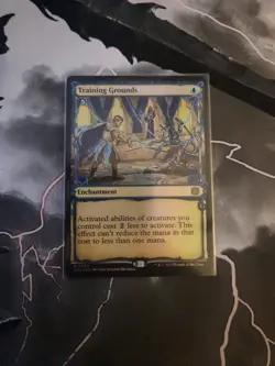 Training Grounds (Showcase) #59 (Foil) (NM) March of the Machine MAT Magic MTG - Image 1