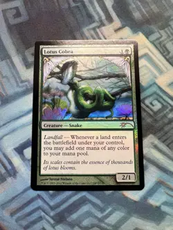 MTG Foil Lotus Cobra EX+/NM- Grand Prix Promos - Image 1