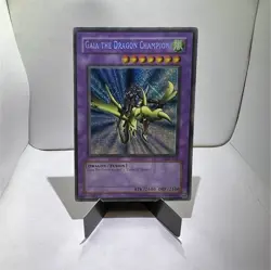 Konami Gaia the Dragon Champion LOB-EN125 Blue Eyes 25th Secret Rare Unlimited - Image 1