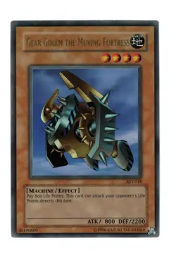 Yugioh- 1X Gear Golem the Moving Fortress - Ultra - Unlimited - AST-018 - LP - Image 1