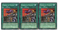 Yugioh- 3X Order to Charge - Common - 1st Edition - AST-085 - Light Play - Image 1