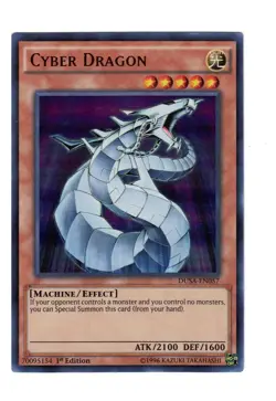 Yugioh- 1X Cyber Dragon - Ultra - 1st Edition - DUSA-EN057 - Near Mint - Image 1
