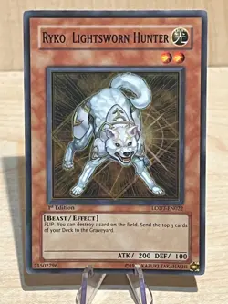 YuGiOh - Ryko, Lightsworn Hunter - LODT-EN022- 1st Edition - Super Rare - Image 1
