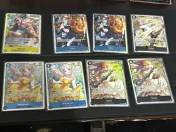 One Piece TCG Lot English 112+ SR Lot NM, Various Sets OP - Image 3