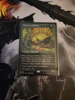 Tranquil Frillback (Foil Etched) #124 (NM) March of the Machine MAT Magic MTG - Image 1