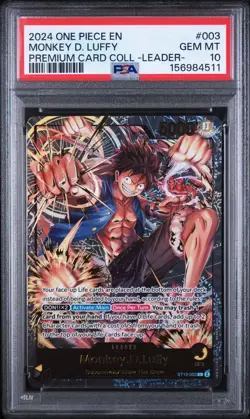 PSA 10 Sequential One Piece Leaders Collections Three Brothers Monkey D Luffy - Image 2