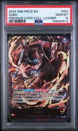 PSA 10 Sequential One Piece Leaders Collections Three Brothers Monkey D Luffy - Image 4
