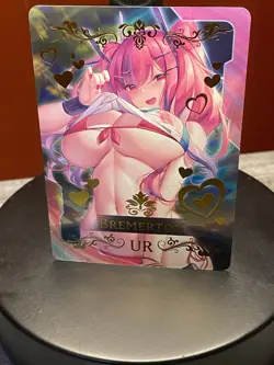 BREMERTON Azur Lane UR Goddess Story Anime Waifu Card Girl Foil Doujin ACG - Image 1